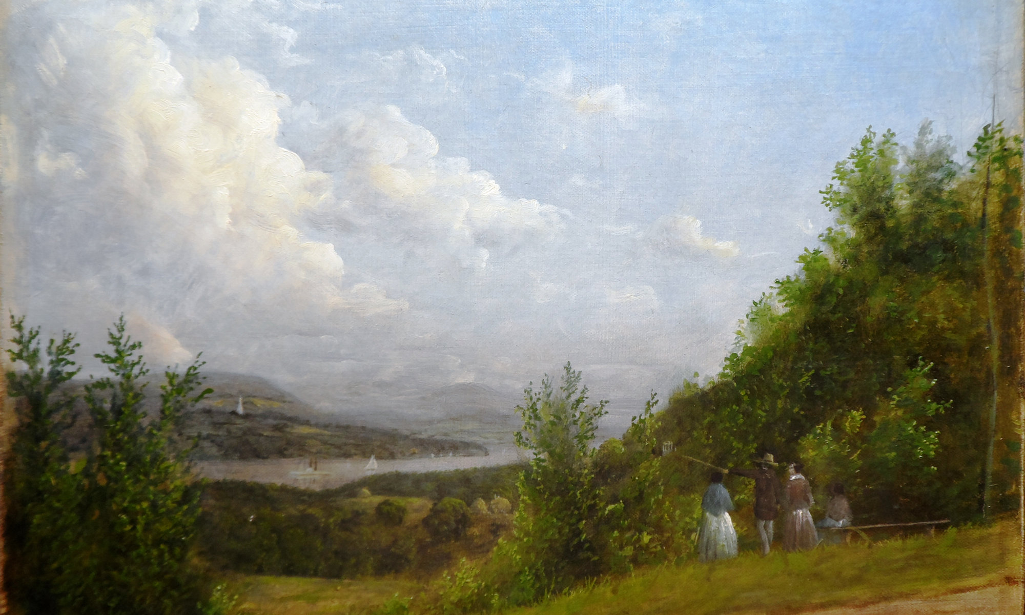 Landscape oil painting