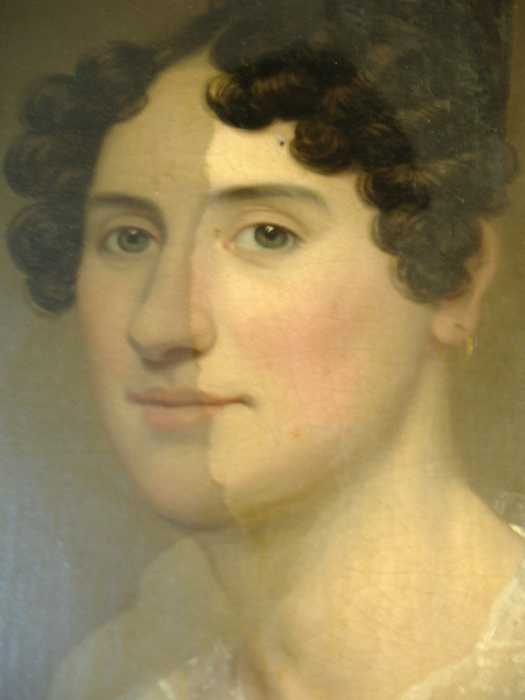 Restored oil painting portrait from Chase Oil Painting Restoration